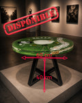 table de salon golf en résine et bois 60cm
